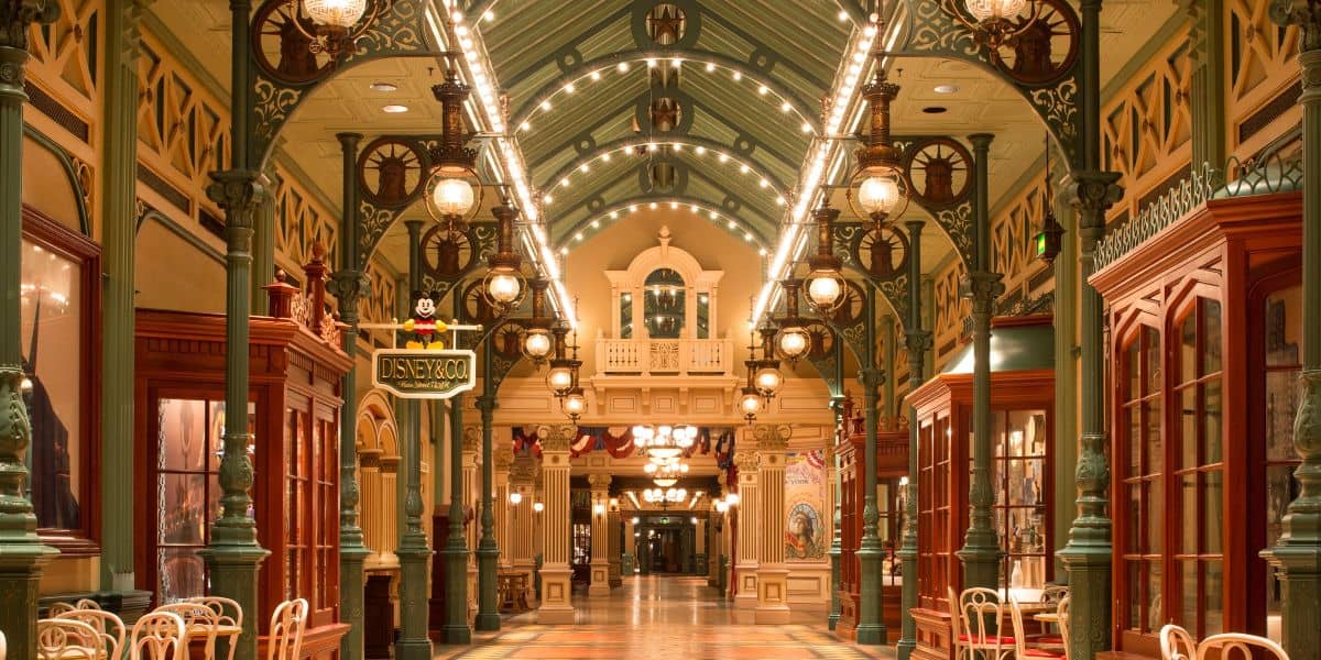 Liberty Arcade off Main Street, U.S.A. in Paris