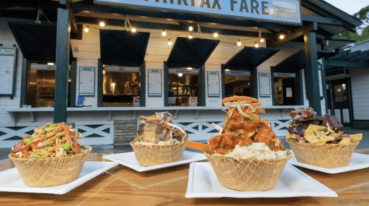 Waffle bowls at Fairfax Fare