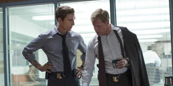 Woody Harrelson and Matthew McConaughey in True Detective