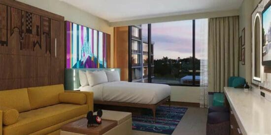 The Villas at Disneyland Hotel bedroom