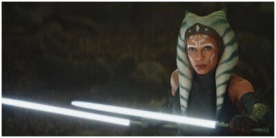 rosario dawson dual lightsabers ahsoka