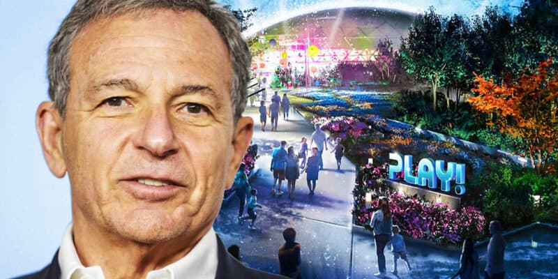 CEO Bob Iger on the left and Play Project at Disney on the right