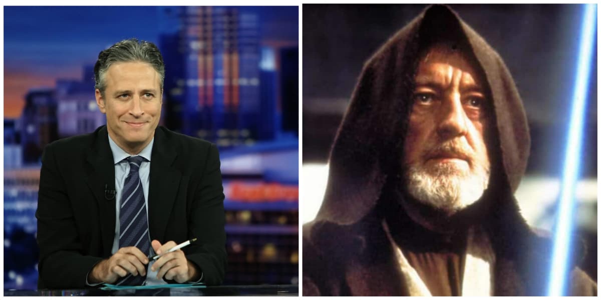 jon stewart next to obi-wan