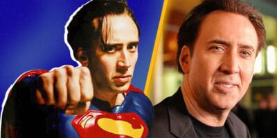 Actor Nicolas Cage as Superman Character