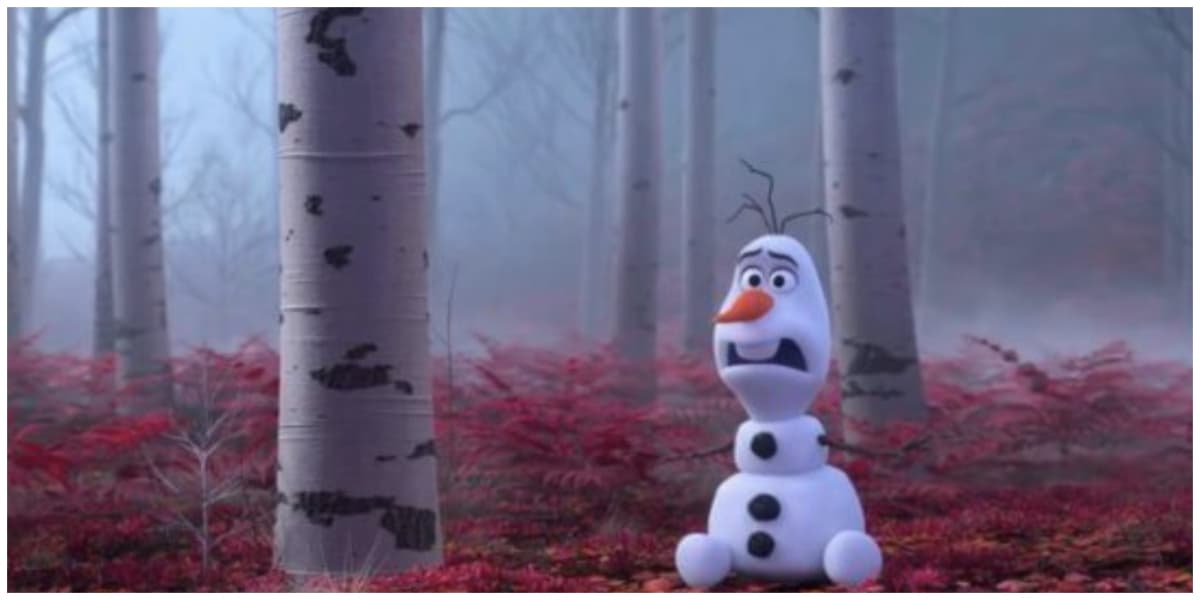 Olaf, played by Josh Gad, in 'Frozen II'