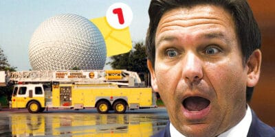 Reedy Creek Fire Department and shocked governor DeSantis