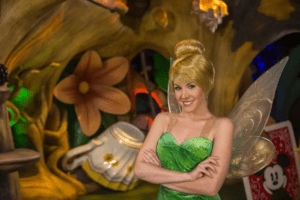 Tinkerbell meet and greet experience at Disney Parks