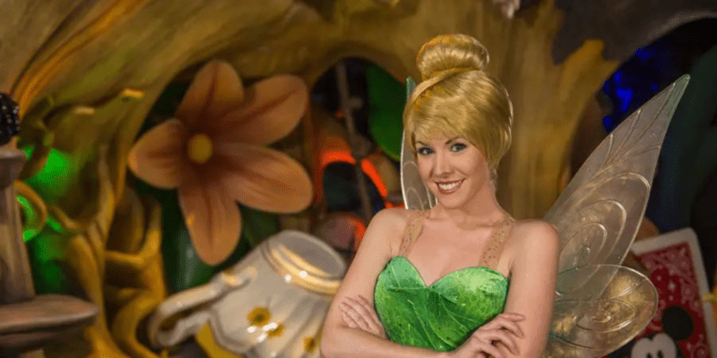 Tinkerbell meet and greet experience at Disney Parks