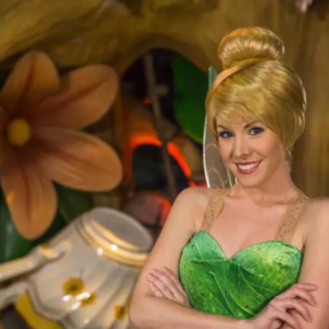 Tinkerbell meet and greet experience at Disney Parks