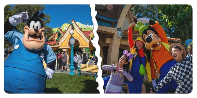 Disneyland's Toontown collage images
