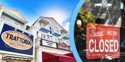 Trattoria al Forno Restaurant at Walt Disney World closed in June