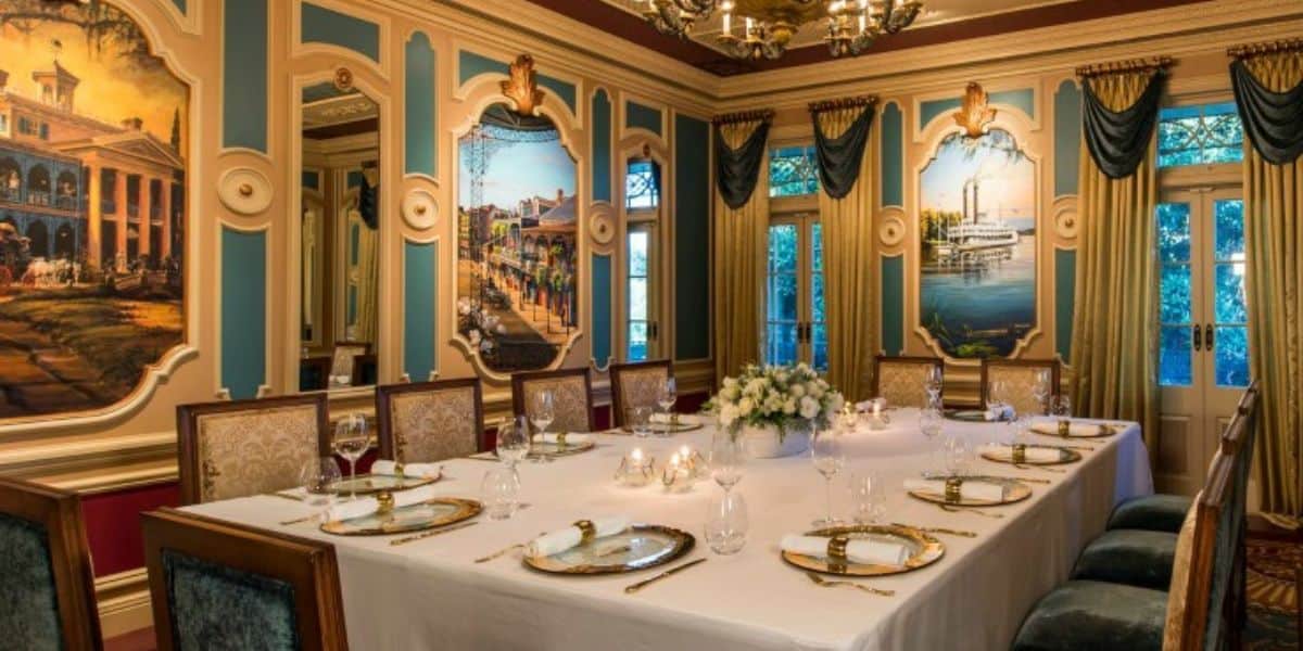 The dining table at 21 Royal