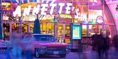 Annette's Diner lights up neon