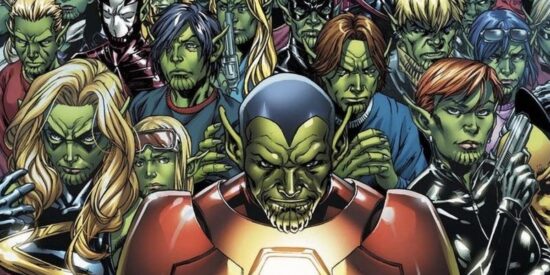 Skrull as various Marvel superheroes in Secret Invasion