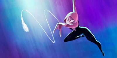 Gwen Stacy AKA Spider-Woman, Spider-Girl, or Spider-Gwen in Spider-Man: Across The Spider-verse