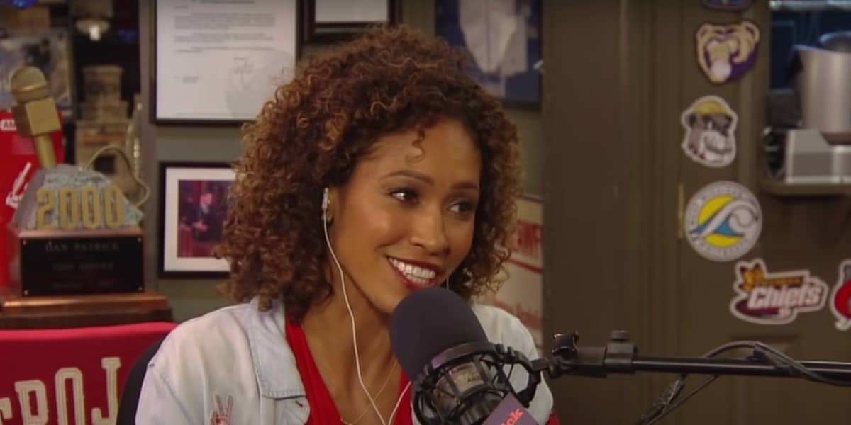 Sage Steele speaking on the Dan Patrick Show