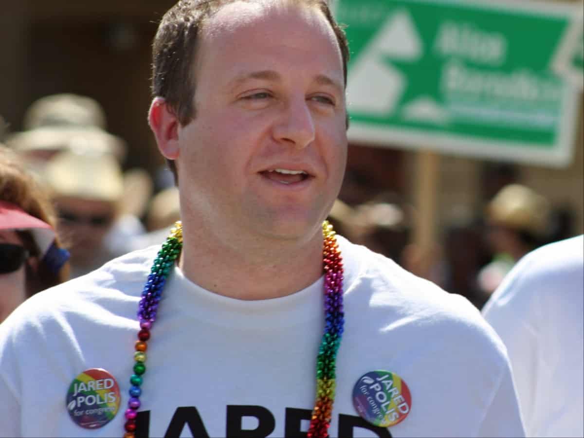 Colorado Governor Jared Polis at a Pride event