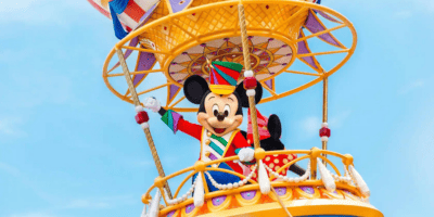 Parade view of Mickey Mouse