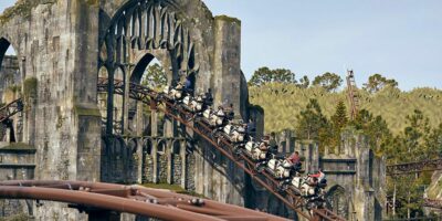 Track for Hagrid's Magical Creatures Motorbike Adventure
