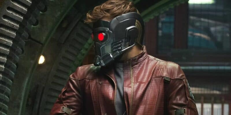 Star-Lord wears his mask
