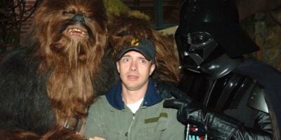 Topher Grace and Star Wars Characters