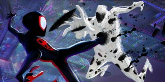 miles morlaes fights spot in new spider-man: across the spider-verse ad