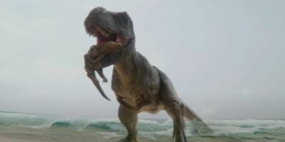 T-Rex in Meg 2: The Trench trailer