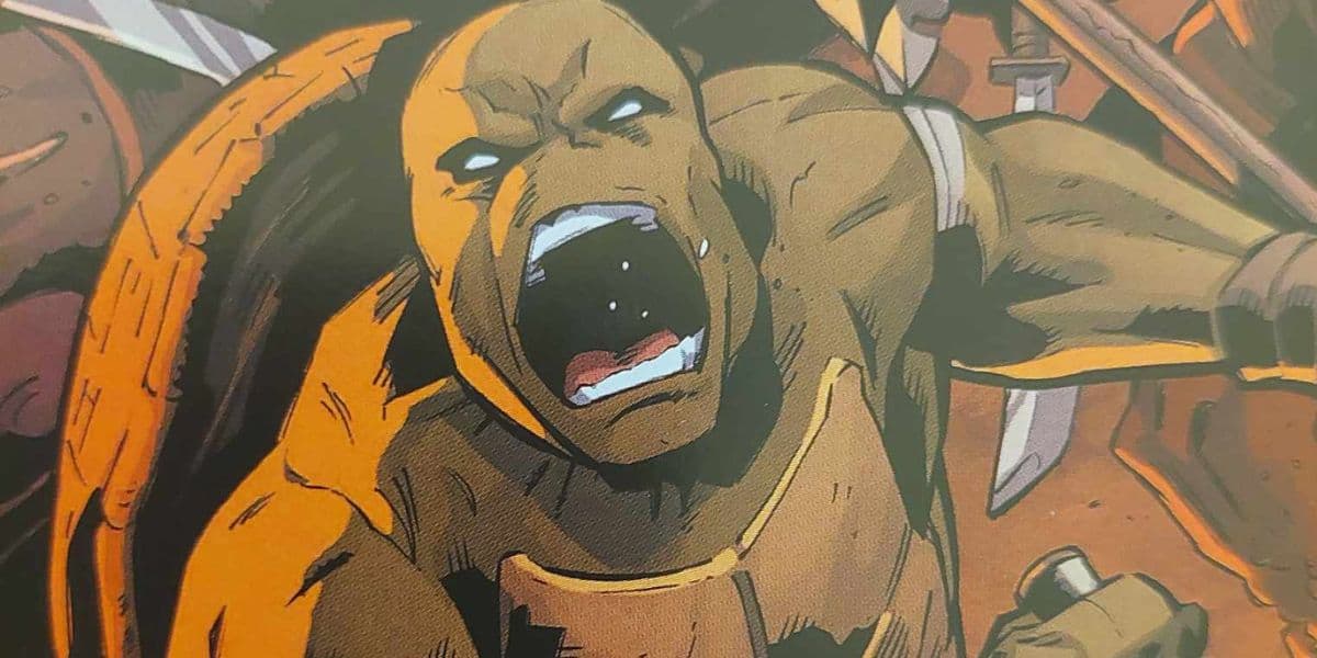 Mikey screaming in TMNT: The Last Ronin
