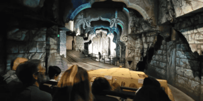 A photo from Indiana Jones Adventure, one of four Disneyland rides broken down simultaneously.