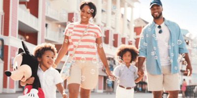 Family enjoying BoardWalk at Disney World