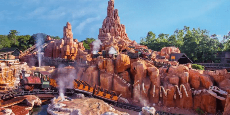 Big Thunder Mountain rollercoaster at Disney World