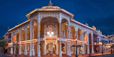 Exterior shot of The Emporium at Magic Kingdom Park, one of many Disney world stores