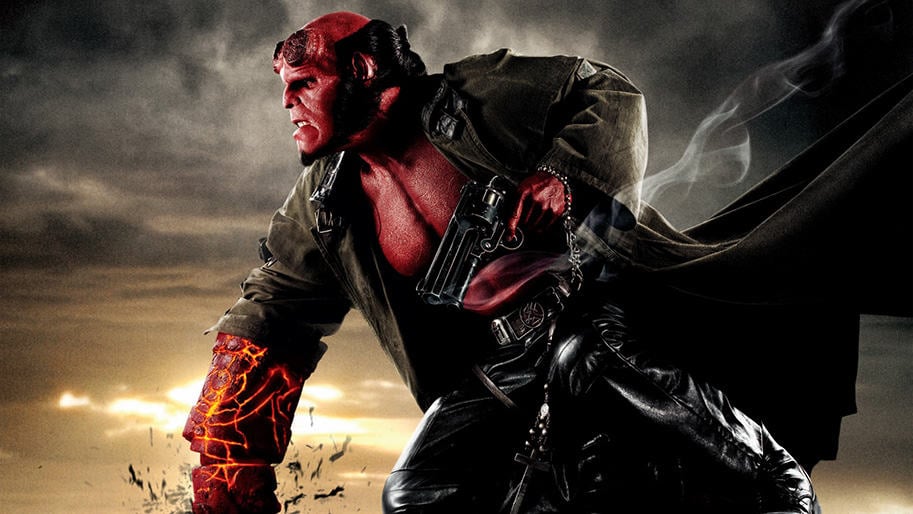 Ron Perlman in artwork for 2008's 'Hellboy II: The Golden Army'. Credit: Universal