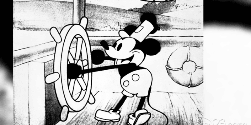 Animation clip of Steamboat Willie