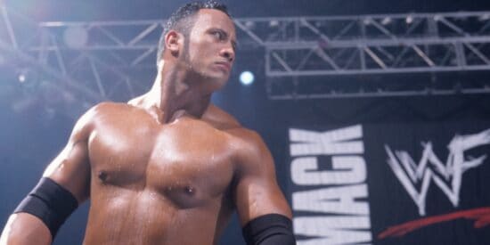 Dwayne Johnson AKA The Rock in WWF WWE