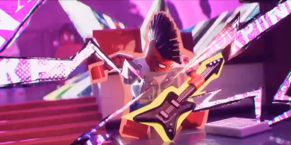 Spider-Punk from Across the Spider-Verse in LEGO form