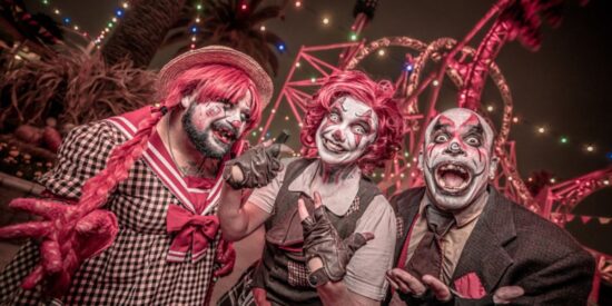 Creepy circus clowns at Knott's Scary Farm