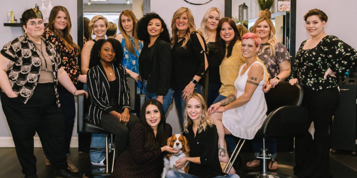 Every stylist at Hair We Are Salon