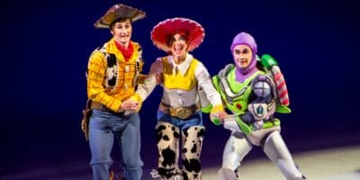 Woody, Jesse, and Buzz in Disney On Ice