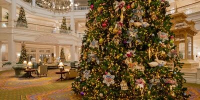 Christmas trees at the Grand Floridian