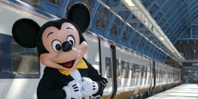 Mickey Mouse by the Eurostar