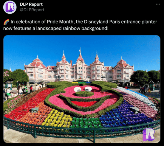 Screenshot of the Disney's Mickey Mouse Pride planet at Disneyland Paris