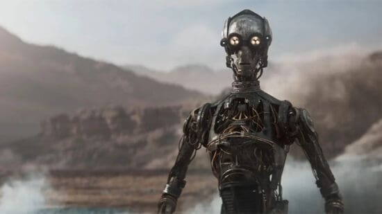 A protocol droid seen in Star Wars: Eclipse 