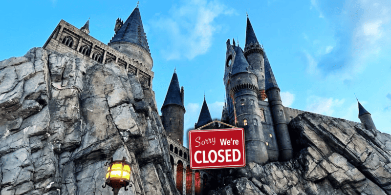 Hogwarts Classes Are Canceled - But Not for Long - Universal Shuts Down Popular Attraction