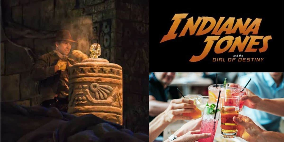 Images of Indiana Jones bar and other iconography