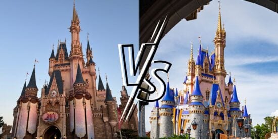 Tokyo Disneyland and Magic Kingdom Castles