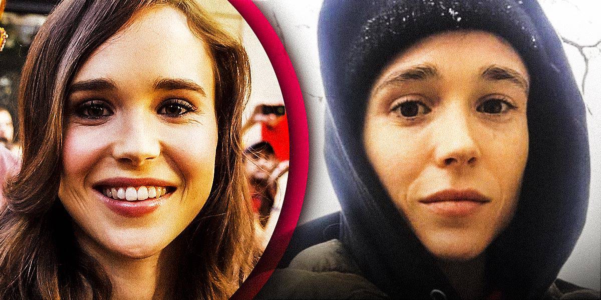 Elliot Page Disappoints Disney Fans; Elliot Page Collage Images