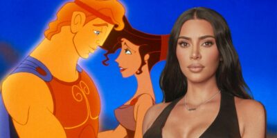 Hercules (left) and Megara (middle) with Kim Kardashian (right) edited