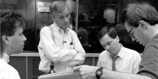 Howard Ashman working on songs for 'Beauty and the Beast'