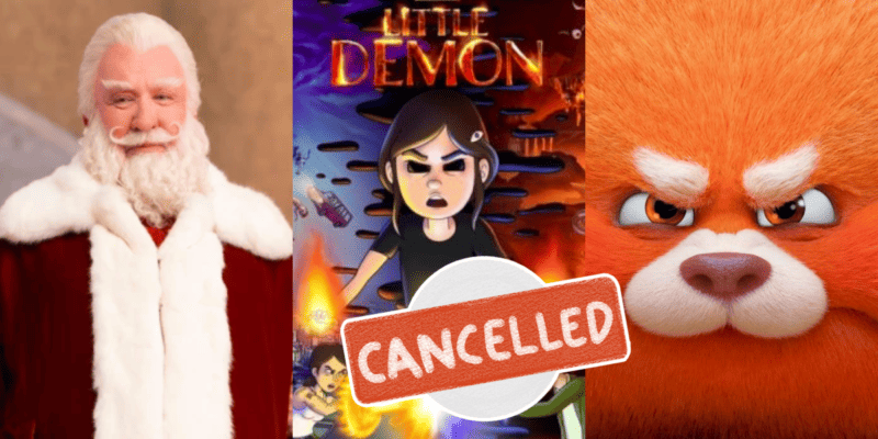 Allegedly Satanic Disney properties, including 'The Santa Clauses,' 'Little Demon,' and 'Turning Red.'